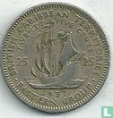 Territoires britanniques des Caraïbes 25 cents 1957 - Image 1