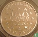 Frankrijk 100 francs 1996 / 15 euro (PROOF) "Magere brug Amsterdam" - Afbeelding 2