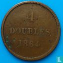 Guernsey 4 doubles 1864 - Afbeelding 1