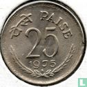 India 25 paise 1975 (Hyderabad) - Image 1
