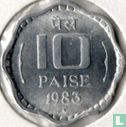 India 10 paise 1983 (Hyderabad) - Afbeelding 1