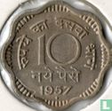 Inde 10 naye paise 1957 (Bombay) - Image 1