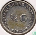 Nederlandse Antillen ¼ gulden 1960 - Afbeelding 1
