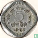 Inde 5 paise 1967 (Bombay - type 1) - Image 1