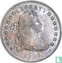 États-Unis 1 dollar 1795 (Draped bust - type 2) - Image 1
