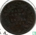 Inde britannique ½ anna 1862 (Bombay) - Image 1