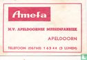 Amefa - N.V. Apeldoornse Messenfabriek - Afbeelding 1