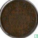 British India ¼ anna 1877 (Bombay) - Image 1