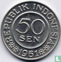 Indonesia 50 sen 1961 - Image 1