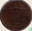 Dutch East Indies 1 cent 1919  - Image 1