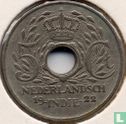 Indes néerlandaises 5 cents 1922 - Image 1