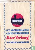 Burcht - N.V. Noordhollandse Conservenfabrieken "Peter Verburg" - Bild 1