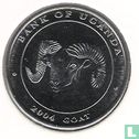 Uganda 100 shillings 2004 (staal bekleed met nikkel) "Goat" - Afbeelding 1