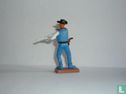 Cowboy geweer in aanslag #3 (wit blauw) - Afbeelding 2