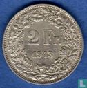 Suisse 2 francs 1943 - Image 1