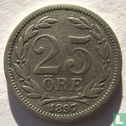 Suède 25 öre 1897 - Image 1