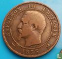 France 10 centimes 1853 (B) - Image 1