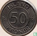 Islande 50 krónur 1968 "50th anniversary of Sovereignty" - Image 2