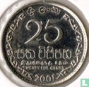 Sri Lanka 25 cents 2001 - Image 1