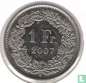 Zwitserland 1 franc 2007 - Afbeelding 1