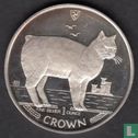 Man 1 crown 1988 (PROOF - zilver) "Manx cat" - Afbeelding 2