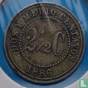 États-Unis de Colombie 2½ centavos 1886 - Image 1