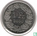 Zwitserland 1 franc 2000 - Afbeelding 1