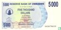 Zimbabwe 5,000 Dollars 2007 - Image 1