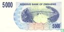 Zimbabwe 5.000 Dollars 2007 - Afbeelding 2