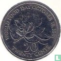 Jamaica 20 cents 1986 "FAO - World Food Day" - Afbeelding 2