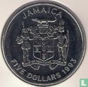 Jamaika 5 Dollar 1993 "100th anniversary Birth of Norman W. Manley" - Bild 1