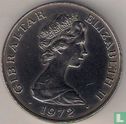 Gibraltar 25 New Pence 1972 "25th anniversary Marriage of Queen Elizabeth II and Prince Philip" - Bild 1