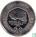 Gibraltar 20 pence 2004 "300th anniversary British occupation of Gibraltar" - Afbeelding 2