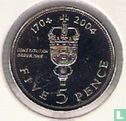 Gibraltar 5 pence 2004 "300th anniversary British occupation of Gibraltar" - Afbeelding 2