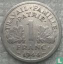 Frankrijk 1 franc 1944 (kleine c) - Afbeelding 1
