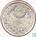 Germany 10 mark 1972 (D) "Summer Olympics in Munich - Olympic rings and flame" - Image 1