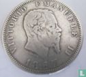 Italië 1 lira 1867 (M) - Afbeelding 1
