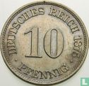 German Empire 10 pfennig 1875 (A)