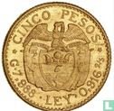 Kolumbien 5 Peso 1926 (MFDFLLIN) - Bild 2