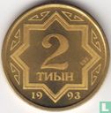 Kazakhstan 2 tyin 1993 (PROOF) - Image 1