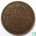 Italy 10 centesimi 1894 (R) - Image 1
