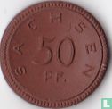 Saksen 50 pfennig 1921 - Afbeelding 2