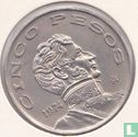 Mexique 5 pesos 1974 - Image 1