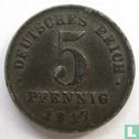 German Empire 5 pfennig 1917 (F) - Image 1