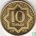 Kazakhstan 10 tyin 1993 (PROOF) - Image 1