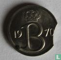 België 25 centimes 1970 (FRA - misslag) - Afbeelding 1