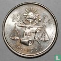 Mexico 25 centavos 1953 - Image 1