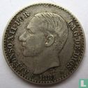 Spanje 50 centimos 1881 - Afbeelding 1