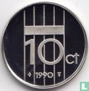 Nederland 10 cent 1990 (PROOF) - Afbeelding 1