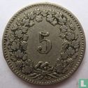 Schweiz 5 Rappen 1889 - Bild 2